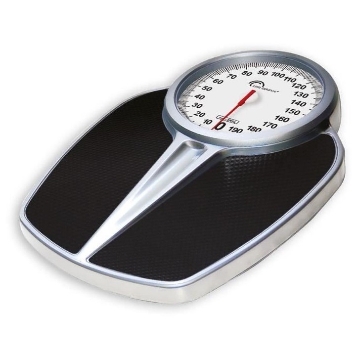 Pese-personne - LITTLE BALANCE - 8182 - PRO M 200 - Balance mécanique - 200 kg / 1 kg - Noir / Argent Pese-personne - LITTLE BALANCE - 8182 - PRO M 200 - Balance mécanique - 200 kg / 1 kg - Noir / Argent