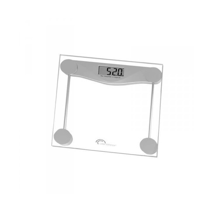 Balance électronique LITTLE BALANCE 8193 SB2 - Plateau verre trempé transparent - 160 kg / 100 g Balance électronique LITTLE BALANCE 8193 SB2 - Plateau verre trempé transparent - 160 kg / 100 g