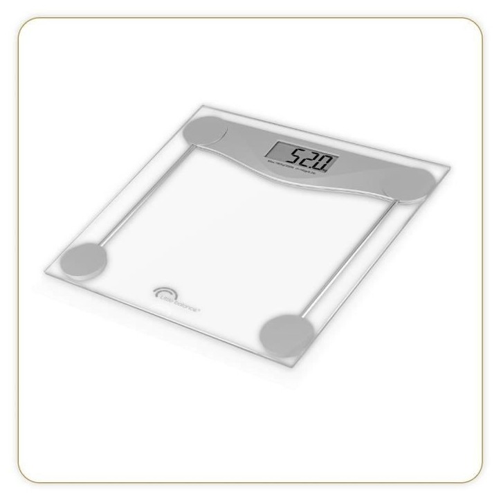 Balance électronique LITTLE BALANCE 8193 SB2 - Plateau verre trempé transparent - 160 kg / 100 g Balance électronique LITTLE BALANCE 8193 SB2 - Plateau verre trempé transparent - 160 kg / 100 g