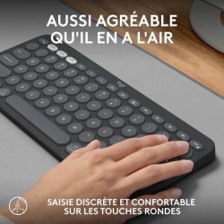 Clavier - Sans fil - Logitech - Pebble Keys 2 K380s - Bouton Easy-swit