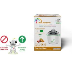 Sorbetiere LITTLE BALANCE - Happy Sorbets - Capacité 1,5L - Préparat