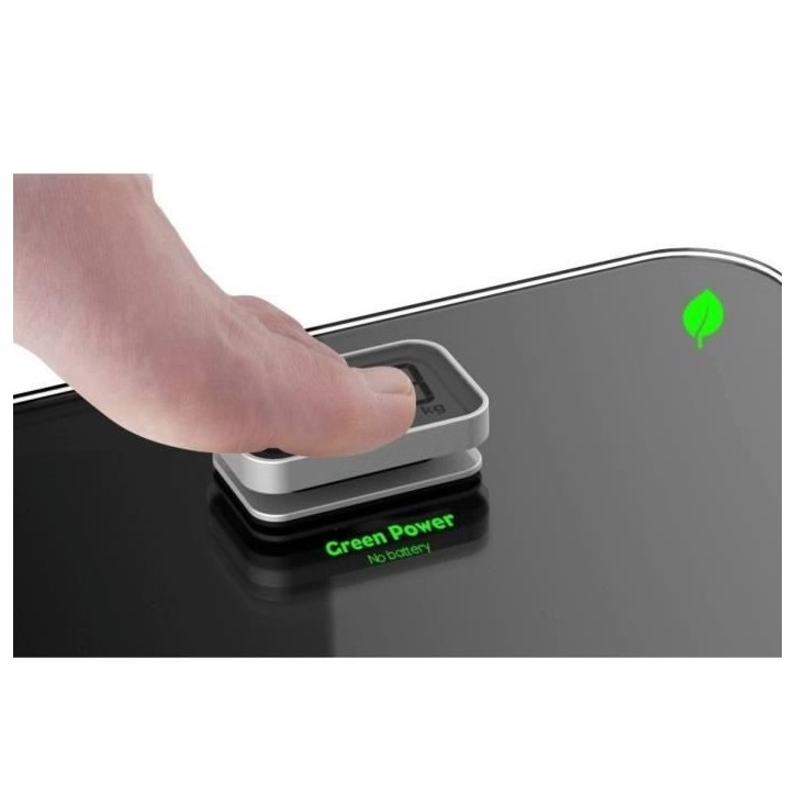 LITTLE BALANCE 8276 Kinetic Premium, Pese-personne sans pile, Rechargeable par son bouton Little Balance, 180 kg / 100 g, Noir LITTLE BALANCE 8276 Kinetic Premium, Pese-personne sans pile, Rechargeable par son bouton Little Balance, 180 kg / 100 g, Noir
