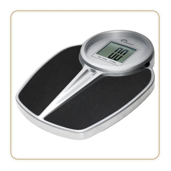Pese-personne - LITTLE BALANCE - 8327 - PRO M 225 - Balance électronique - 225 kg / 1 kg - Noir / Argent Pese-personne - LITTLE BALANCE - 8327 - PRO M 225 - Balance électronique - 225 kg / 1 kg - Noir / Argent