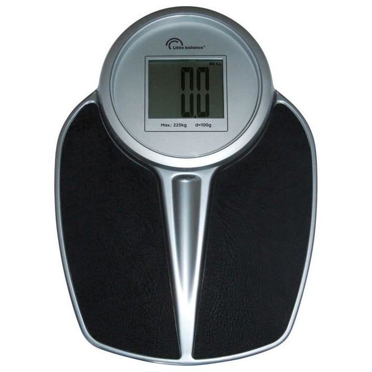 Pese-personne - LITTLE BALANCE - 8327 - PRO M 225 - Balance électronique - 225 kg / 1 kg - Noir / Argent Pese-personne - LITTLE BALANCE - 8327 - PRO M 225 - Balance électronique - 225 kg / 1 kg - Noir / Argent