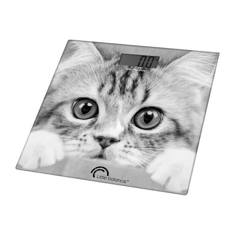 Pese personne électronique LITTLE BALANCE - design The Cat - 180kg 10 Pese personne électronique LITTLE BALANCE - design The Cat - 180kg 10
