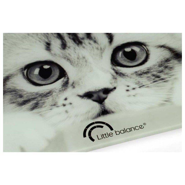 Pese personne électronique LITTLE BALANCE - design The Cat - 180kg 100g Pese personne électronique LITTLE BALANCE - design The Cat - 180kg 100g