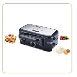 Gaufrier LITTLE BALANCE - Speed'n Mixt - 2 Plaques Interchangeables -