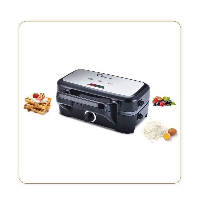 Gaufrier LITTLE BALANCE - Speed'n Mixt - 2 Plaques Interchangeables - Gaufrier LITTLE BALANCE - Speed'n Mixt - 2 Plaques Interchangeables -