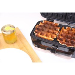 Gaufrier LITTLE BALANCE - Speed'n Mixt - 2 Plaques Interchangeables -