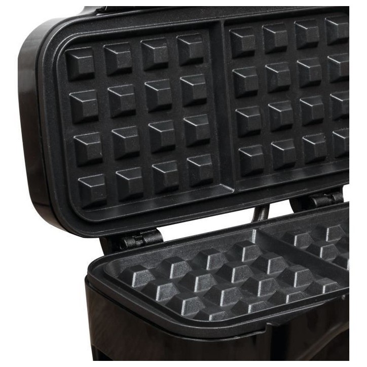 Gaufrier LITTLE BALANCE - Speed'n Mixt - 2 Plaques Interchangeables - Ouverture 180°C - 1200 W Gaufrier LITTLE BALANCE - Speed'n Mixt - 2 Plaques Interchangeables - Ouverture 180°C - 1200 W