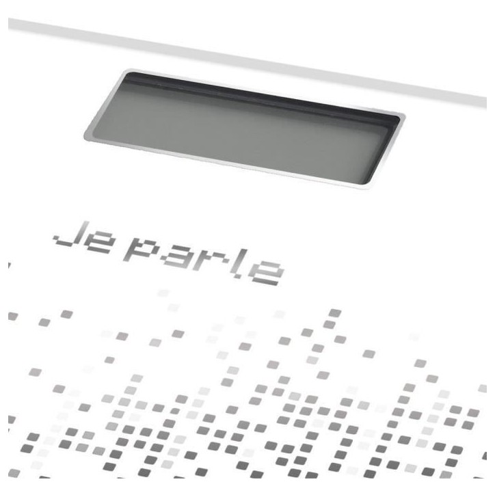LITTLE BALANCE Pese-personne électronique parlant Voice 180kg / 100g - Noir LITTLE BALANCE Pese-personne électronique parlant Voice 180kg / 100g - Noir