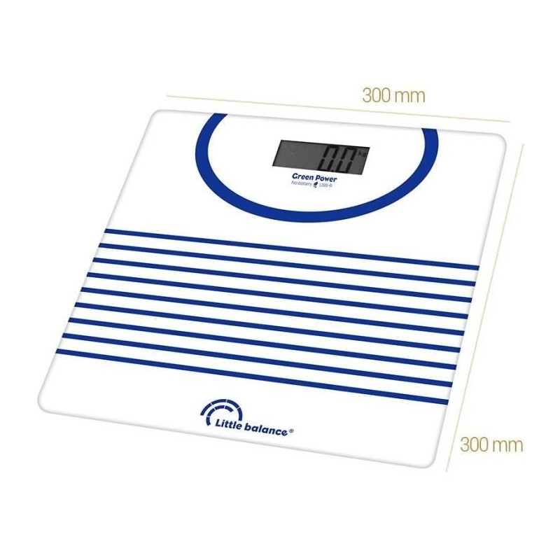 Pese-personne - LITTLE BALANCE - 8655 - USB-réparable - 180 kg / 100 Pese-personne - LITTLE BALANCE - 8655 - USB-réparable - 180 kg / 100