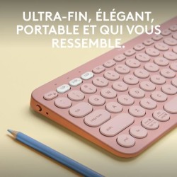 Clavier - Sans fil - Logitech - Pebble Keys 2 K380s - Bouton Easy-swit