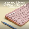 Clavier - Sans fil - Logitech - Pebble Keys 2 K380s - Bouton Easy-swit