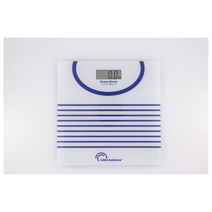 Pese-personne - LITTLE BALANCE - 8655 - USB-réparable - 180 kg / 100 g - Mariniere
