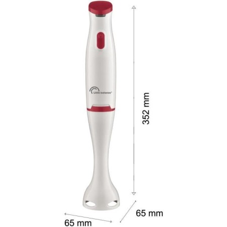 Mixeur plongeant LITTLE BALANCE Easy Soupe - soupes, smoothies, sauces, compotes - Anti-éclaboussures