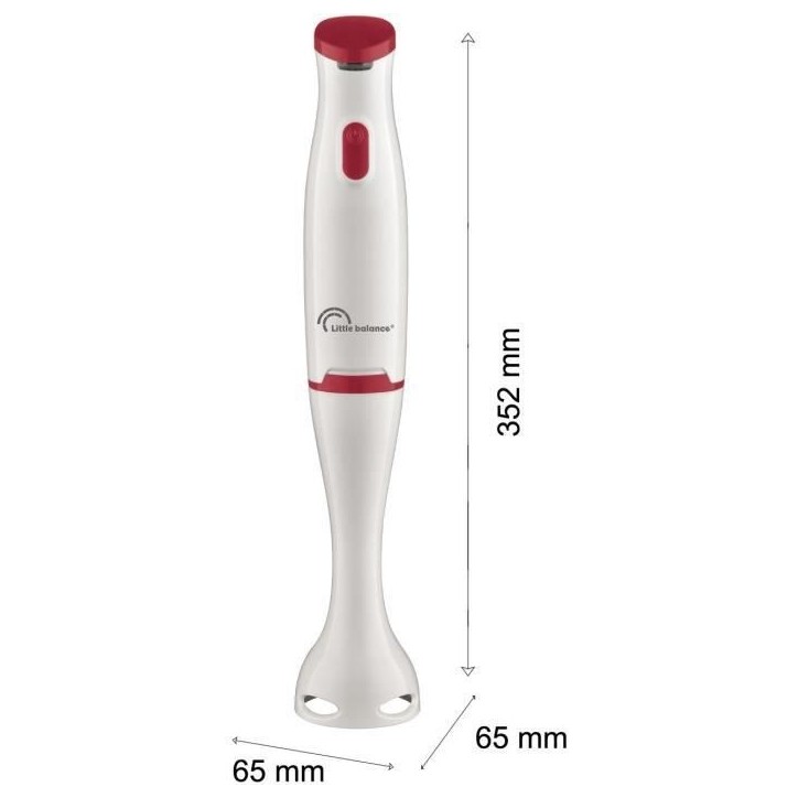Mixeur plongeant LITTLE BALANCE Easy Soupe - soupes, smoothies, sauces, compotes - Anti-éclaboussures Mixeur plongeant LITTLE BALANCE Easy Soupe - soupes, smoothies, sauces, compotes - Anti-éclaboussures