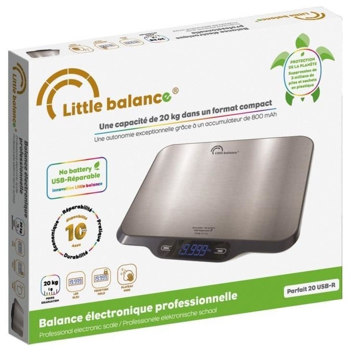Balance professionnelle - Parfait 20 - USB - Réparable Balance professionnelle - Parfait 20 - USB - Réparable