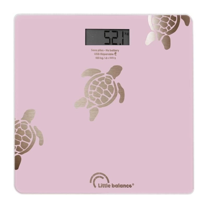 Pese-personne - LITTLE BALANCE - 8729 - Tortues gold métallisées - U Pese-personne - LITTLE BALANCE - 8729 - Tortues gold métallisées - U