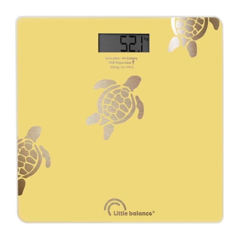 Pese-personne - LITTLE BALANCE - 8731 - Tortues sables métallisées -