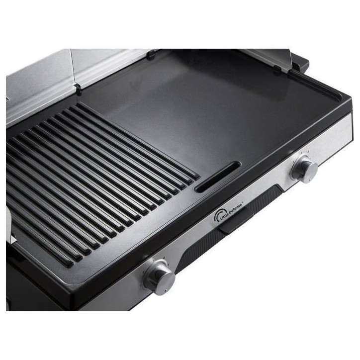 Plancha électrique LITTLE BALANCE - 8735 - Surface cuisson 50x30cm - Revetement microcéramique sans PFAS - 2200W Plancha électrique LITTLE BALANCE - 8735 - Surface cuisson 50x30cm - Revetement microcéramique sans PFAS - 2200W