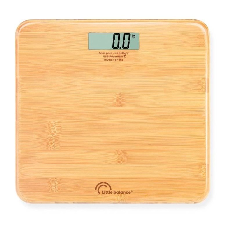 Pese-personne - LITTLE BALANCE - 8745 - USB-réparable - 150 kg / 100 Pese-personne - LITTLE BALANCE - 8745 - USB-réparable - 150 kg / 100
