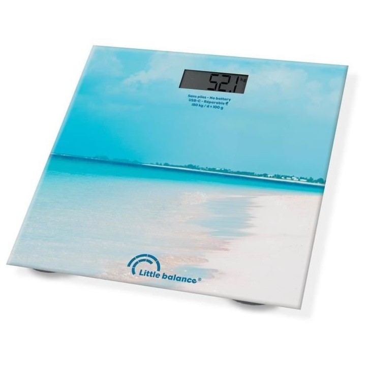 Pese-personne - LITTLE BALANCE - USB-C - Caraibes Pese-personne - LITTLE BALANCE - USB-C - Caraibes