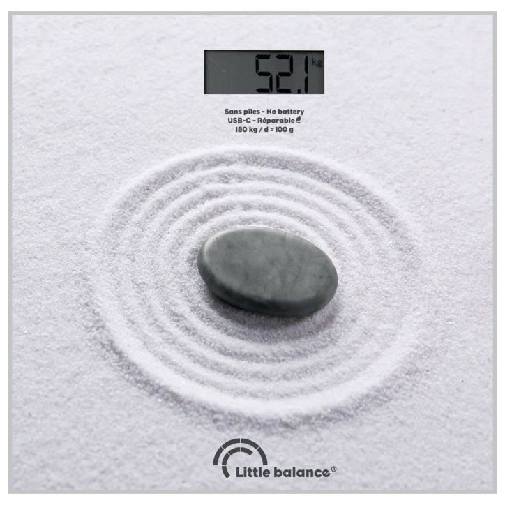 Pese-personne - LITTLE BALANCE - USB-C - Zen Pese-personne - LITTLE BALANCE - USB-C - Zen