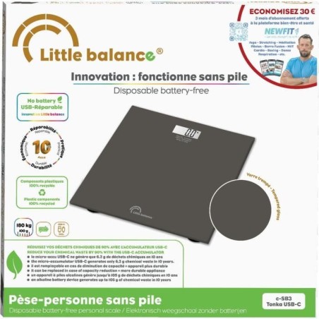 Pese-personne - LITTLE BALANCE - SB3 - USB-C - Tonka