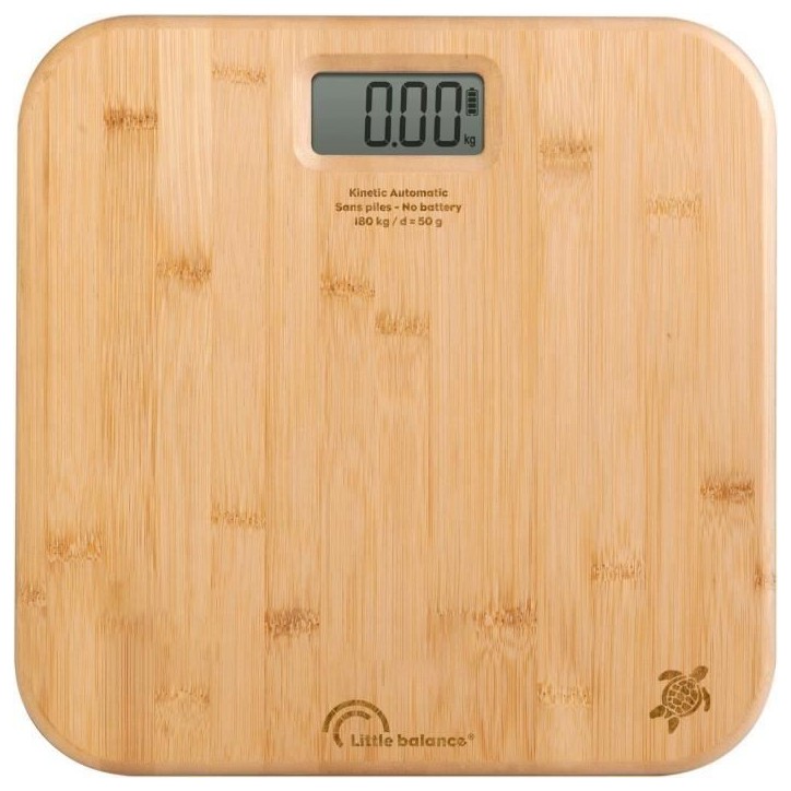 Pese-personne - LITTLE BALANCE - Kinétic automatique - Bambou Pese-personne - LITTLE BALANCE - Kinétic automatique - Bambou