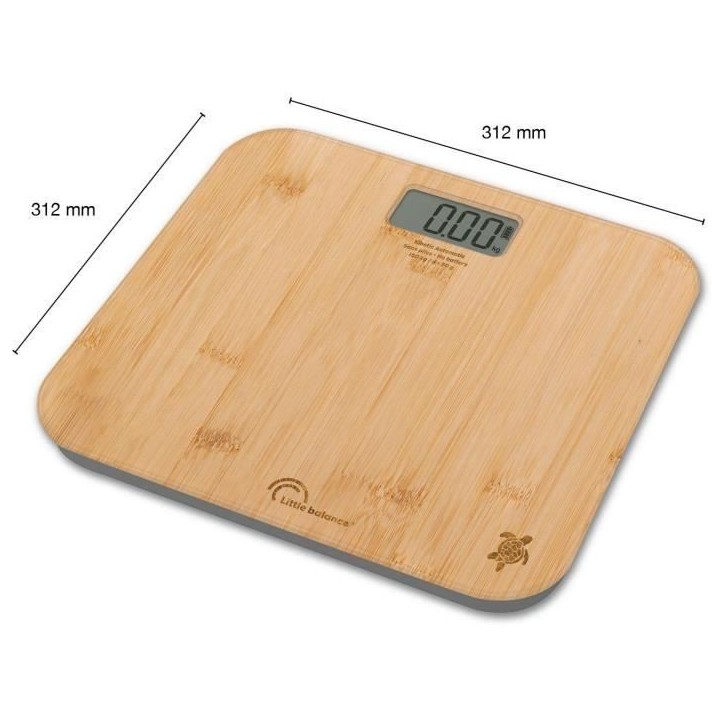 Pese-personne - LITTLE BALANCE - Kinétic automatique - Bambou Pese-personne - LITTLE BALANCE - Kinétic automatique - Bambou