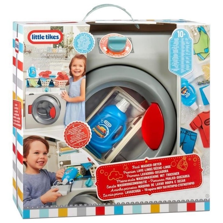 Little Tikes - Mon 1ere machine a laver - Jeu d'imitation - Avec accessoires - Des 3ans