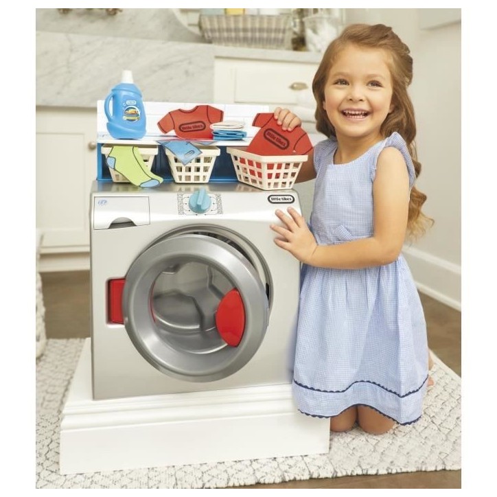 Little Tikes - Mon 1ere machine a laver - Jeu d'imitation - Avec accessoires - Des 3ans