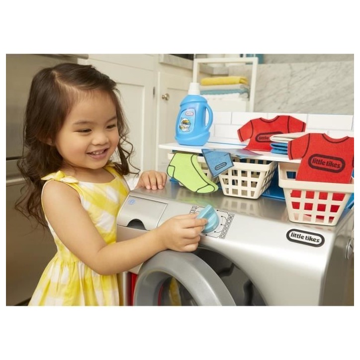 Little Tikes - Mon 1ere machine a laver - Jeu d'imitation - Avec accessoires - Des 3ans