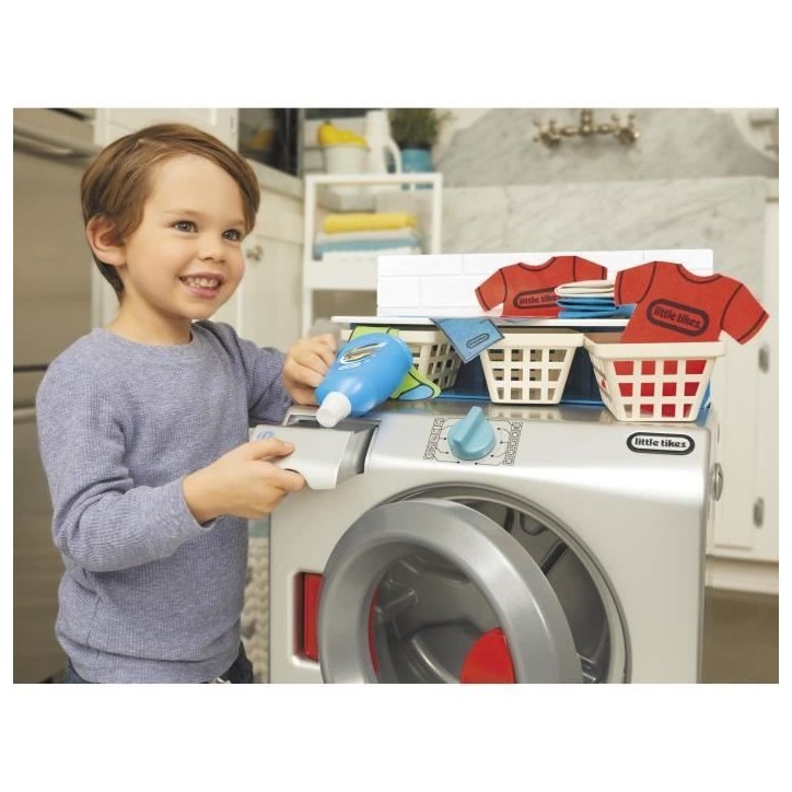 Little Tikes - Mon 1ere machine a laver - Jeu d'imitation - Avec accessoires - Des 3ans