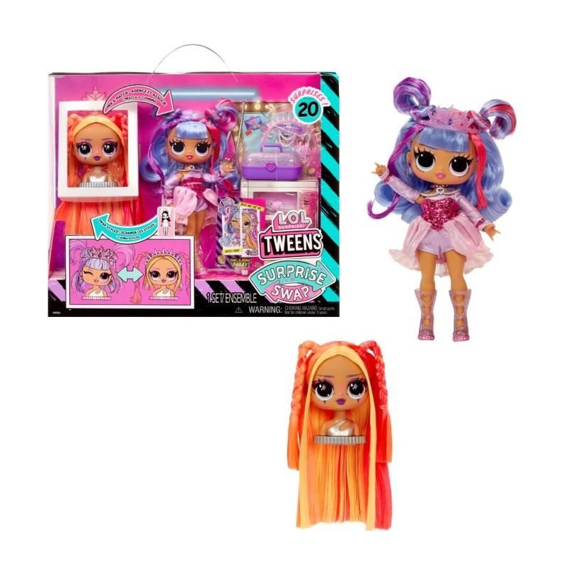 L.O.L. Surprise Tweens Surprise Swap Fashion Doll- Buns-2- Braids Bail L.O.L. Surprise Tweens Surprise Swap Fashion Doll- Buns-2- Braids Bail