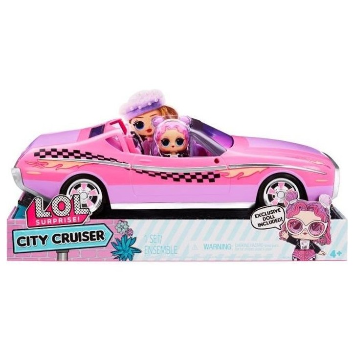 Véhicule City Cruiser L.O.L. Surprise - Inclus 1 poupée exclusive Véhicule City Cruiser L.O.L. Surprise - Inclus 1 poupée exclusive