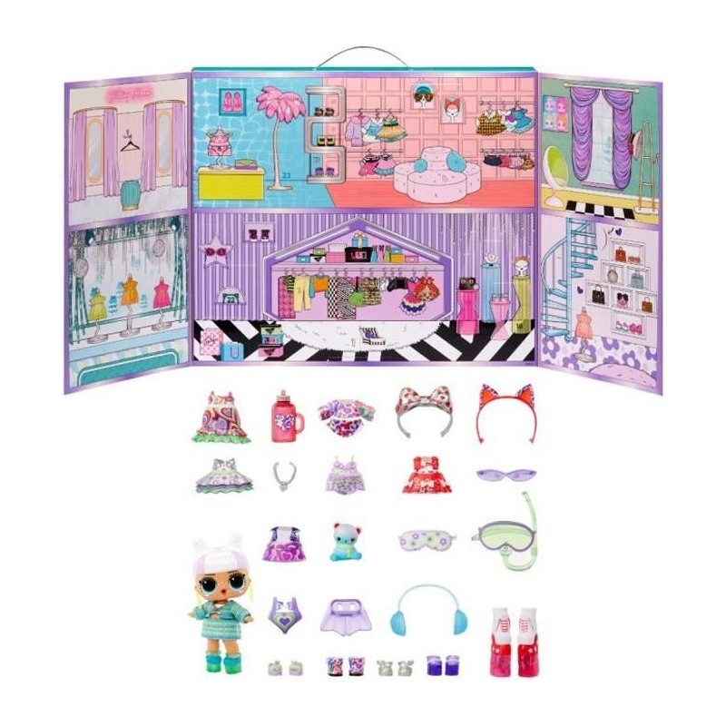 Calendrier de l'Avent L.O.L. Surprise - 25 surprises dont 1 poupée ex Calendrier de l'Avent L.O.L. Surprise - 25 surprises dont 1 poupée ex