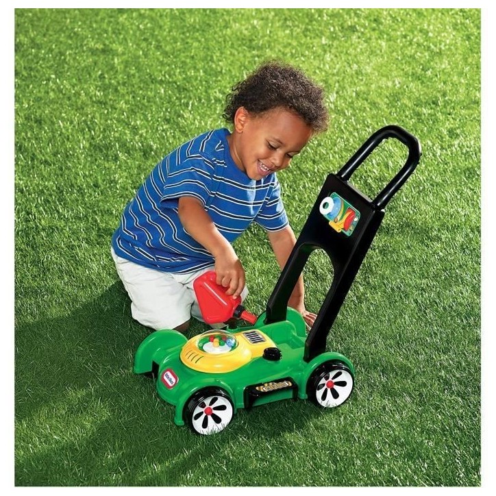 Little Tikes - Tondeuse a Gazon avec de nombreuses fonctions - Fonctionne sans piles -A partir de 6 mois