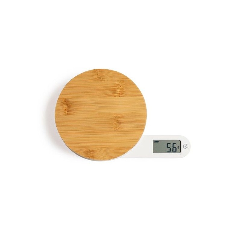 Balance de cuisine dynamo - LIVOO - DOM466 - Plateau bambou - Sans pil