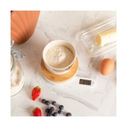 Balance de cuisine dynamo - LIVOO - DOM466 - Plateau bambou - Sans pil