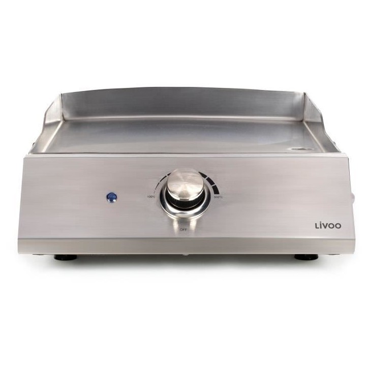 Plancha électrique inox - LIVOO - DOC292 - 2800W - Plaque amovible en acier inoxydable - Thermostat ajustable Plancha électrique inox - LIVOO - DOC292 - 2800W - Plaque amovible en acier inoxydable - Thermostat ajustable