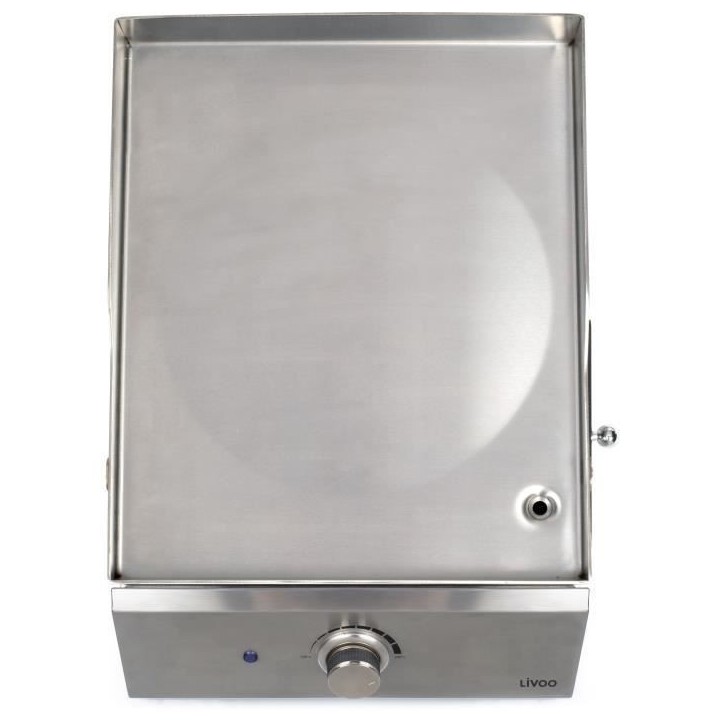 Plancha électrique inox - LIVOO - DOC292 - 2800W - Plaque amovible en acier inoxydable - Thermostat ajustable Plancha électrique inox - LIVOO - DOC292 - 2800W - Plaque amovible en acier inoxydable - Thermostat ajustable
