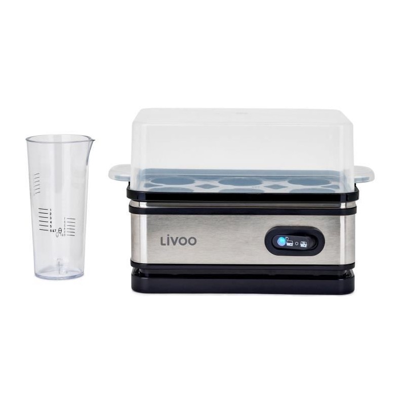 Cuiseur a oeufs - LIVOO - DOC290 - 400W - 6 oeufs - Acier inoxydable - Cuiseur a oeufs - LIVOO - DOC290 - 400W - 6 oeufs - Acier inoxydable -