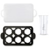 Cuiseur a oeufs - LIVOO - DOC290 - 400W - 6 oeufs - Acier inoxydable -