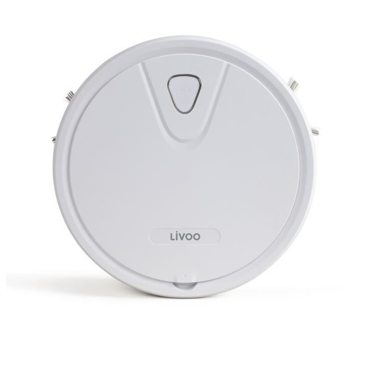 Aspirateur Robot - LIVOO DOH135 - 800 Pa - 70 min - 67 dB - 500 mL - Blanc Aspirateur Robot - LIVOO DOH135 - 800 Pa - 70 min - 67 dB - 500 mL - Blanc