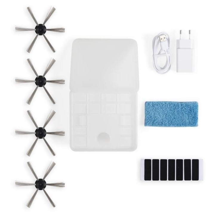 Aspirateur Robot - LIVOO DOH135 - 800 Pa - 70 min - 67 dB - 500 mL - Blanc Aspirateur Robot - LIVOO DOH135 - 800 Pa - 70 min - 67 dB - 500 mL - Blanc