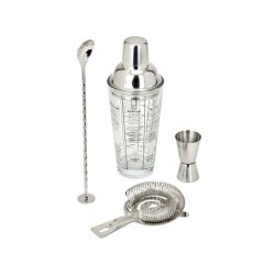 Set a cocktails - LIVOO - GS156 - 400 ml - Acier inoxydable - 1 shaker