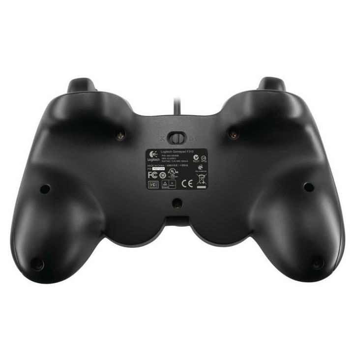 Manette PC - Logitech G - Gamepad F310 - Filaire - Bleu Manette PC - Logitech G - Gamepad F310 - Filaire - Bleu