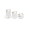 Set de 3 bocaux sous vide - LIVOO - MEN401 - 400 ml, 800 ml, et 1,2 L